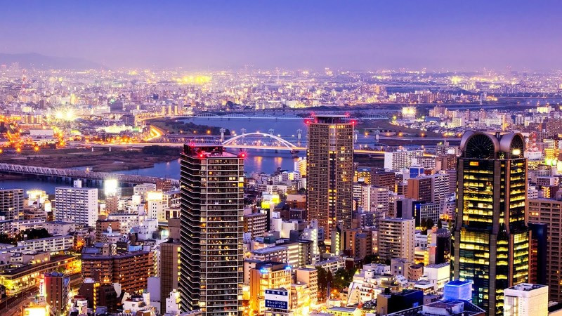 Trung tâm thành phố Osaka