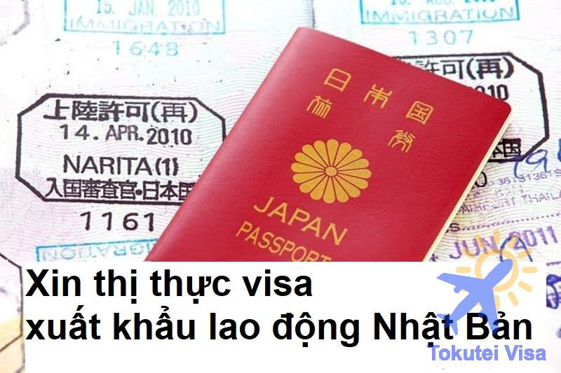 Xin visa xuất khẩu lao động Nhật Bản